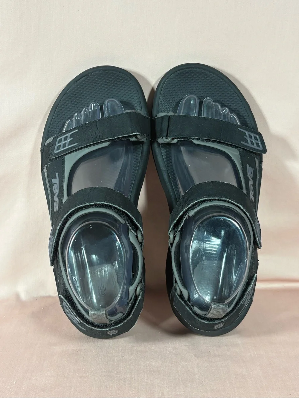 Teva Men's Black/Gray Minam Hiking Sandals Size 7 (4289)